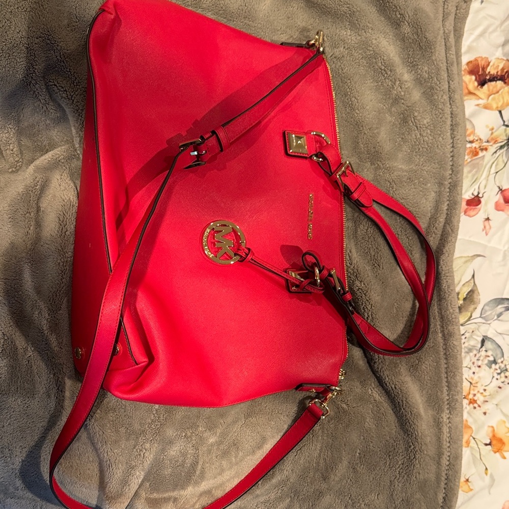 Michael Kors Vibrant Red Shoulder Bag